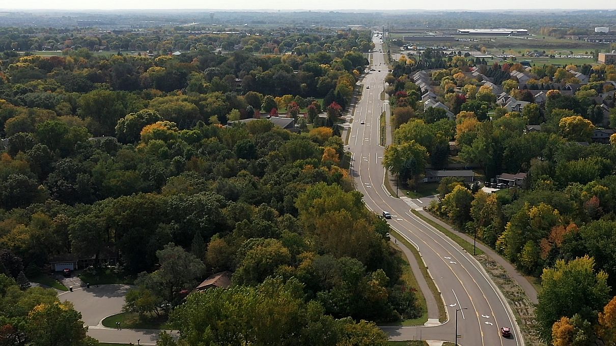 Johnny Cake Road aerial