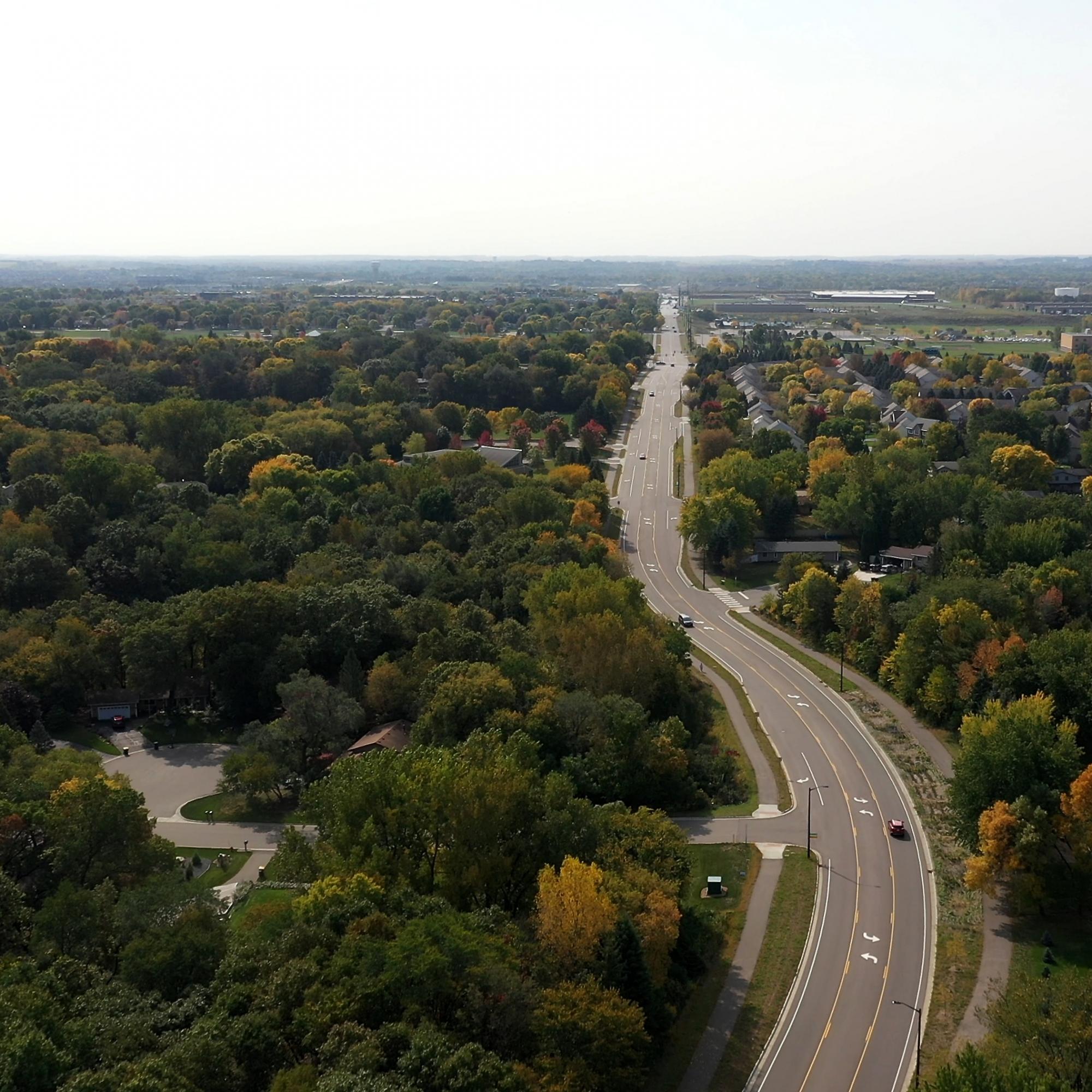 Johnny Cake Road aerial